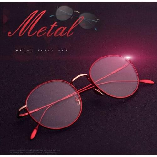 2016 New Fashion Korean Women Ultra-light Carbon Steel Eyeglasses Men High Quality Tungsten Myopia Optical Glasses Frame