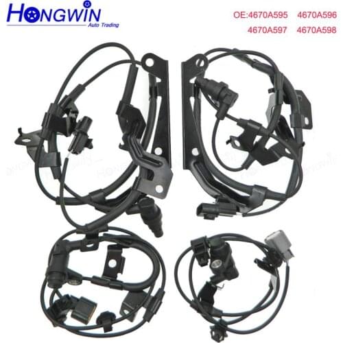 One Set Front Rear Left Right Wheel Speed ABS Sensor For Mitsubishi L200 Triton 2011-2016 4670A595 4670A596 4670A597 4670A598