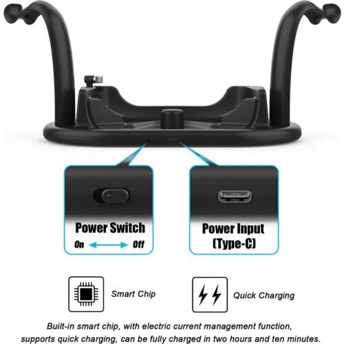 Professional Display Stand Charging Holder for Oculus Quest VR Headset Wireless Controller Accessories Fast Charging Station