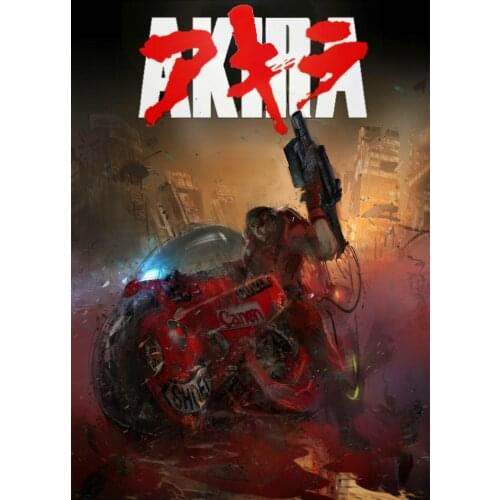 Akira Animation Art print Silk poster Home Wall Decor