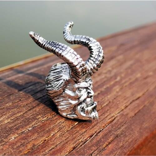 Nordic spartan warrior hellboy skull diy keychain beaded braided rope beads, large quantity can be negotiated