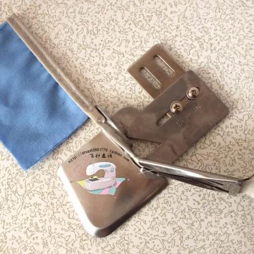 Sewing machine single needle flat car binder edging device sewing machine faucet four folding edging