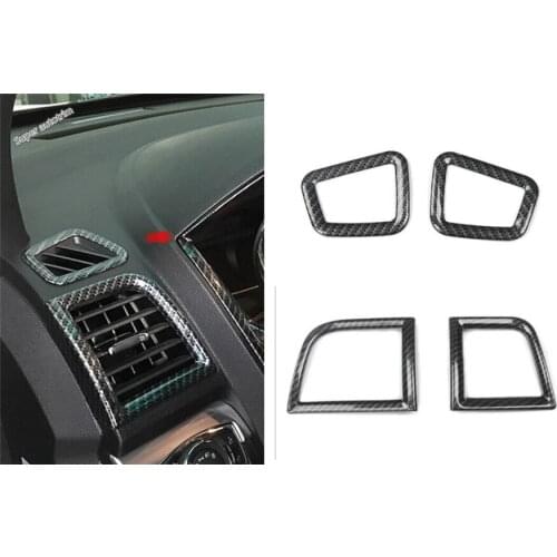 Lapetus Inside Air Conditioning AC Outlet Vent Cover Trim 4 Pcs / Set Fit For Ford Explorer 2013 2014 2015 2016 2017 2018 ABS