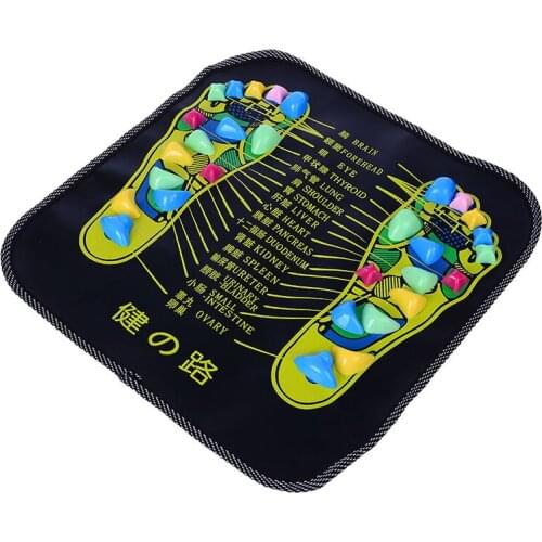 1PCS Chinese Traditional Reflexology Walk Stone Pain Relieve Foot Leg Massager Mat Health Care Acupressure Foot Massaging Mat