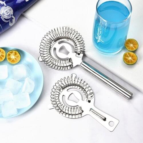 12 Pcs Cocktail Strainer Stainless Steel Ice Mixed Drink Colander Filter Professional Percolator Bar Accessories Wholesale X2