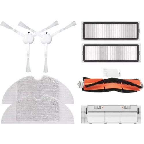 2021Original Xiaomi Robot Vacuum Mop 1C Cleaner Parts for Mijia STYTJ01ZHM Dreame F9 Filter Main/Side Brush Mop Brush Water Tank