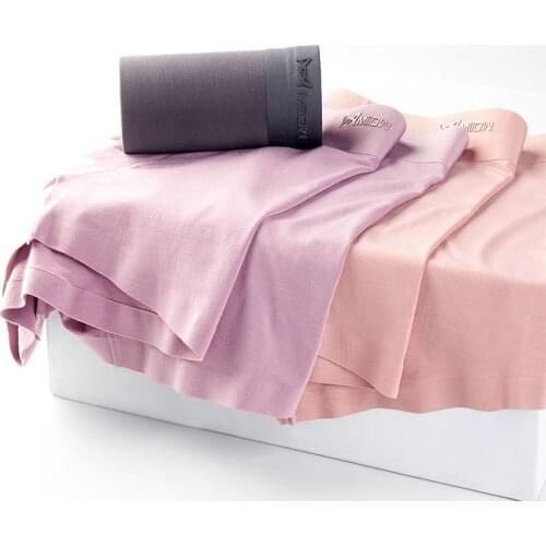 3PCS Mens underwear mulberry silk antibacterial boxer shorts modal shorts 001317