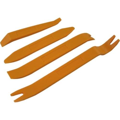 4pcs Car Removal Kits Auto Interior Audio Radio Panel Repair Tool Door Clip Panel Trim Dash Repair Removal Pry Install Tools Set