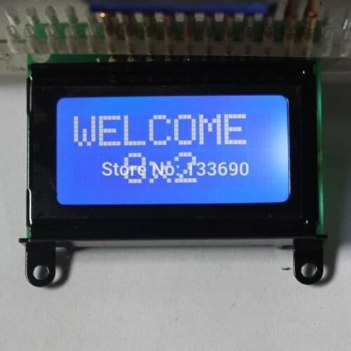 8x2 STN Blue White character 0802 lcd module HD44780 or SPLC780 Controller mini LCD 8*2 LCD parallel display for 51 mcu stm32