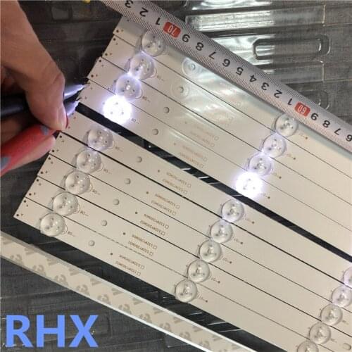 44piece/lot 73CM 8LED 3V aluminium LCD TV backlight bar 100%new for Hisense TCL Maintenance use