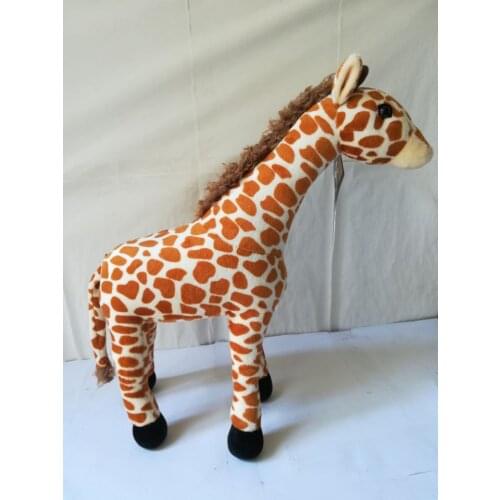 Large 35x40cm cute cartoon giraffe plush toy soft doll throw pillow toy ,birthday gift b2040