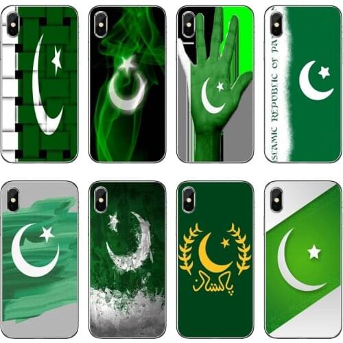 Pakistan Flag Banner Moon Phone Case For Samsung Galaxy A71 A70 A60 A51 A50 A41 A40 A31 A30 A20E A21S A12 A10 A7 A5 A3