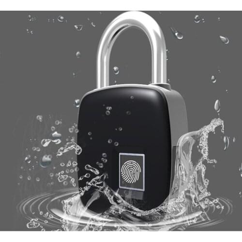 Smart Keyless Door Lock Bluetooth Wireless APP Unlock Fingerprint Lock Security Padlock Support 40 Fingerpints Luggage Case Lock