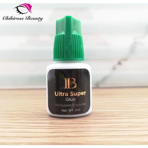 I-beauty 1bottle IB Ultra super Glue Individual fast drying eyelash extensions glue green cap 5ml False lash glue