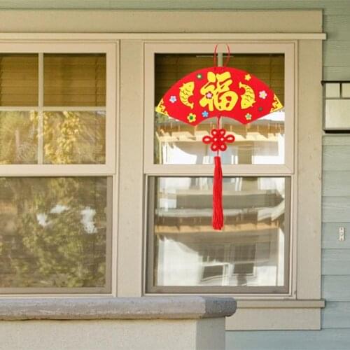 Room Decoration Exquisite Traditional Fabric Spring Festival Ornament for Chinese New Year