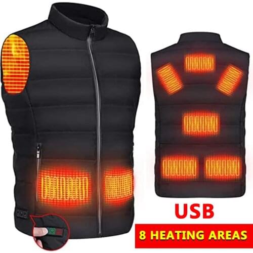 Jacket Heated Vest Winter Warm women USB Heated Vest Electric Heating Jacket Body Warmer Heating Pad for Women/men Heating Vest