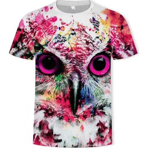 Summer Leisure Sports T-Shirt Street Hot Selling Men and Women the Same Style T-Shirt Graphic Flying Eagle Comfortable Clothing