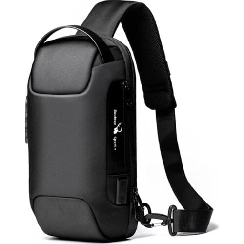 Xierya Men Bag Waterproof USB Oxford Crossbody Bag Anti-theft Shoulder Sling Bags Short Travel Messenger Chest Pack for mens