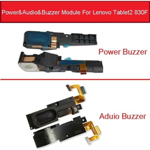Genuine Power& Buzzer Module For Lenovo Yoga Tablet 2 830F 8.0" Earpiece Audio Jack & Louder Speaker Flex Cable Replacement