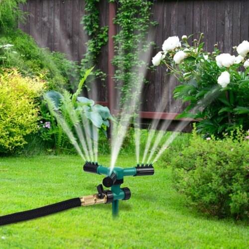 Lawn Sprinkler Automatic 360 Rotating Garden Water Sprinklers Lawn Irrigation sprinkler Garden Water spray device garden device