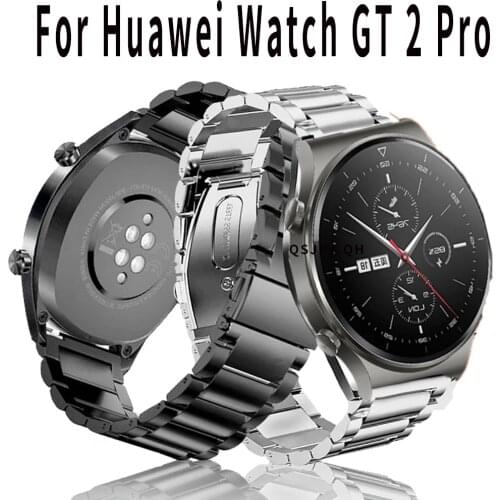 Classic Metal stainless steel Wrist Band For Huawei Watch GT 2 Pro Smartwatch Strap for GT 2 46mm 2e Bracelet Watchbands