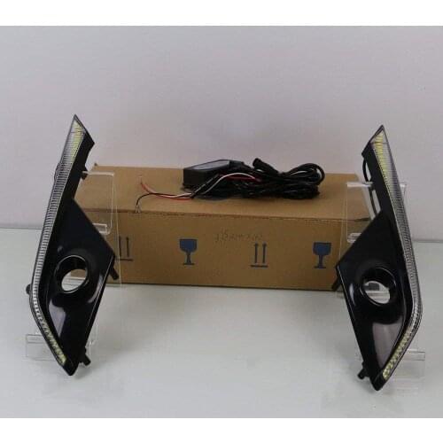 LED Daytime Running Light DRL for Mazda CX-3 2016+, 6000K LED Front Bumper Light With Fog Lamp Cover