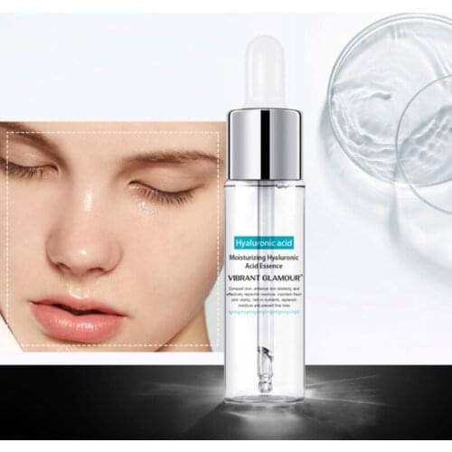 Hyaluronic Acid Face Serum Anti-Aging Shrink Pore Whitening Moisturizing Essence Face Cream Dry Skin Care 15ml
