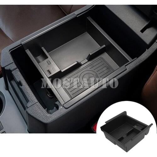 The Phone With QI Wireless Charging For Toyota 4Runner Wireless Car Charger Phone Fast Charger Storage Box 2010-2021