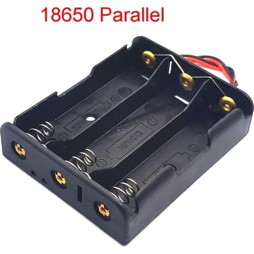 18650 Power Bank Cases 3 18650 Battery Holder Storage Box Case 18650 Parallel Battery Box 3.7V DIY