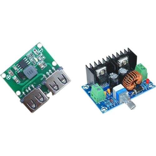 2PCS DC-DC Buck Step Down Converter 5V 3A with DC Voltage Regulator Regulator XH-M401 XL4016E1
