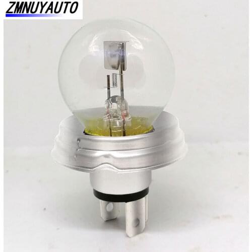 2pcs R2 G40 P45t 12V 45/40W Motorbike Headlight Car Head Light Halogen Bulb Moped Scooter ATV Lamp Bulb Aluminum Light