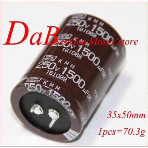 250v 1500uf 100% Original NCC Electrolytic Capacitor Radial capacitance 35x50mm