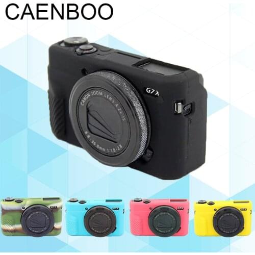 Camera Bags For Canon Powershot G7X2 G7X3 Protection Rubber Cover For Canon G7 X Mark II Camera Accessories Soft Silicone Cases