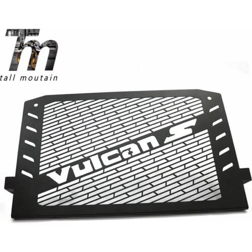 Black Motorcycle Accessories Radiator Guard Protector Grille Grill Cover For Kawasaki VULCAN S 15-16 VULCAN 650 Free shipping