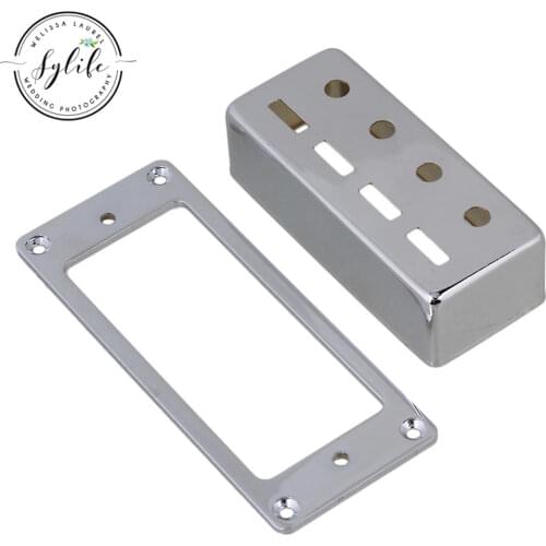 Chromed Copper 44mm Humbucker Pickup Cover Frame for 4-string Bass