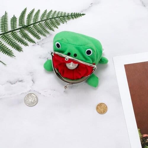 1PC Frog Coin Purses Cartoon Wallet Pouch Anime Manga Shape Fluff Clutch Cosplay Cute Wallet purse Naruto Coin Holder Girls Gift