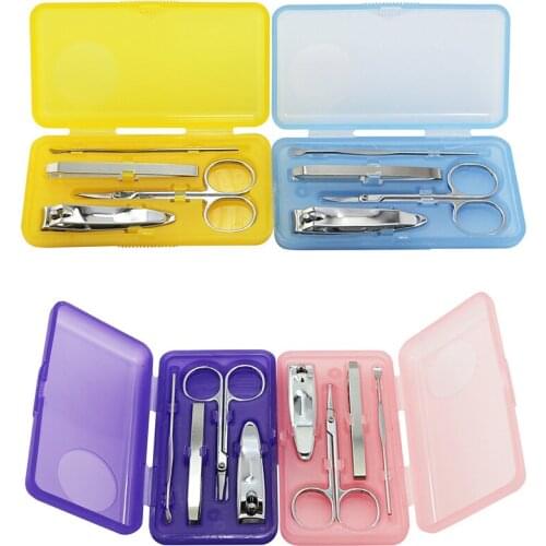 4pcs Nail Clippers Stainless Steel Anti Splash Fingernail Cutter Manicure Tools Bionics Design Nail Trimmer Pedicure Scissor