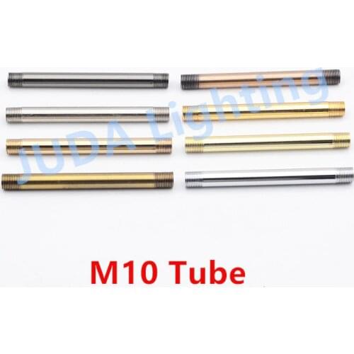 M10 lamp tooth tube M10 thread pipe tube for led chandeliers pendant light lamp base connection tube Colorful tube for wall lamp