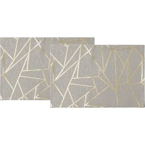 Cloth Placemats for Dining Table Woven Cotton Fabric Beautiful Design Place Mats Durable Table Mats Patio