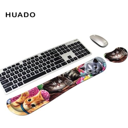 Memory Foam Ergonomics Mouse & Keyboard Wrist Rest Support Pad Cushion for Office Work Support Customized
