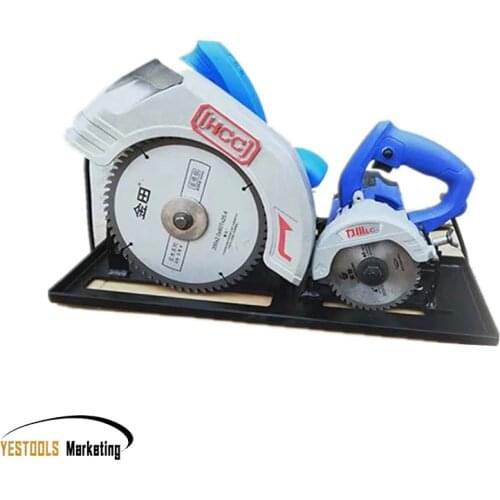 Multifunctional woodworking electric saw cutting machine portable double saw blade dust-free saw wood cutting saw