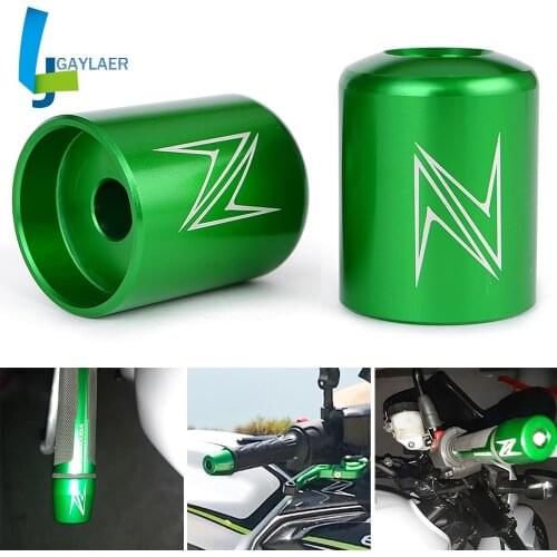 CNC Handle Bar Ends Grips for Kawasaki Z750R Z750S Z800 Z900 Z1000 Z650 Z300 Z250 Motorcycle Handlebar Counterweight Plug Slider