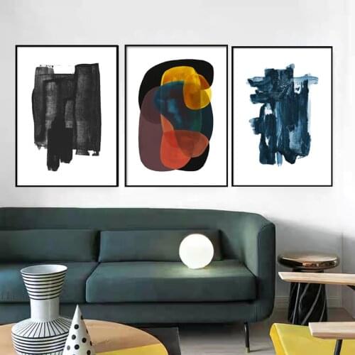 Wall Art Poster Prints Canvas Painting Poster Wall Art Geometric Abstraction Nordic Decoration Wall art Pictures For Living Room
