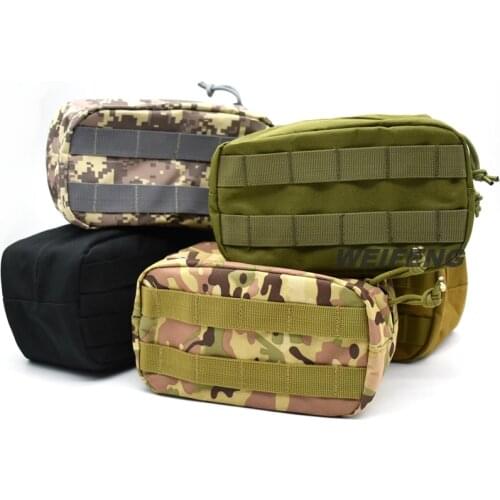 New Nylon Waterproof Small Utility Pouch Tactical Military Airsoft Outdoor Tools Magazine Drop EDC Molle Bag Outdoor Sport Case