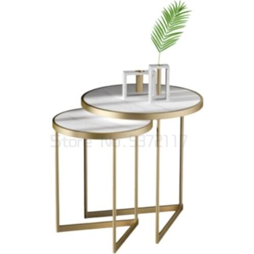 Simple modern creative small tea table side table Italian Nordic living room sofa corner table bedside table