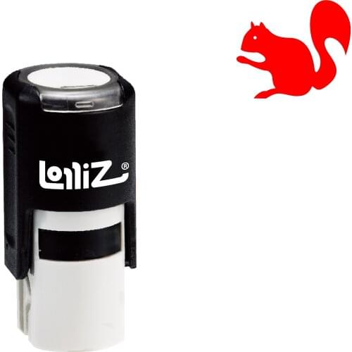 LolliZ Solid Animal Symbol Series Design #23 Self-Inking Rubber Stamp