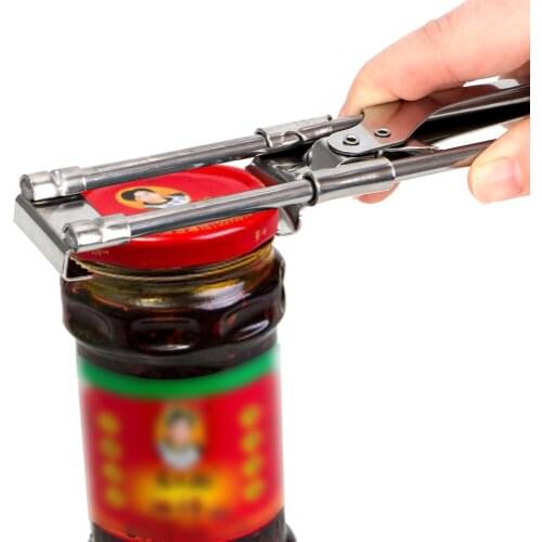 Stainless Steel Manual Can Opener Gadgets Bottle Opener Kitchen Accessories Adjustable