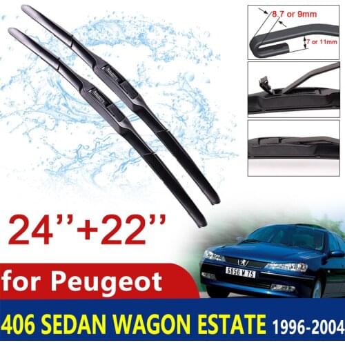 For Peugeot 406 Sedan Wagon Estate 1996~2004 1997 1998 1999 2000 2001 2002 2003 Front Windscreen Car Wiper Blade Car Accessories