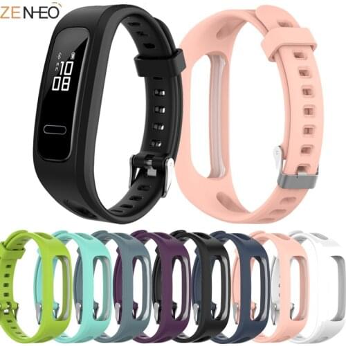 Replacement Silicone Original Wrist Strap For Huawei 3e Smart Watchband For Huawei Honor Band 4 Running Version Wrist Strap