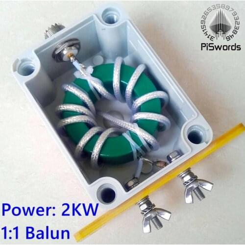 High power 2KW shortwave Balance unbalance 1:1 short wave BALUN
